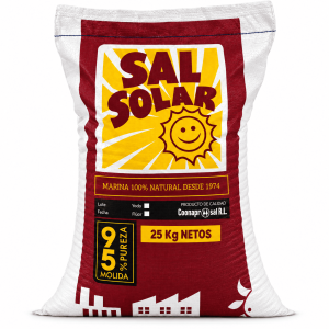 Sal Solar Industrial 95% 25 kg en saco