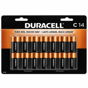 Duracell Baterías Alcalinas C 14 unidades