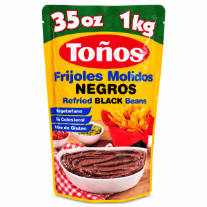 Frijoles Molidos Negros Toños 1 kg