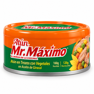 Mr. Máximo Atún con Vegetales 160GR