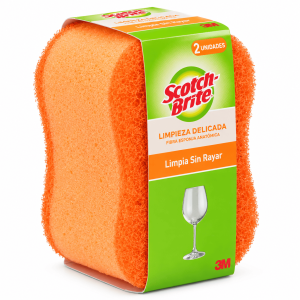 Esponja Scotch-Brite Cero Rayas para limpieza delicada