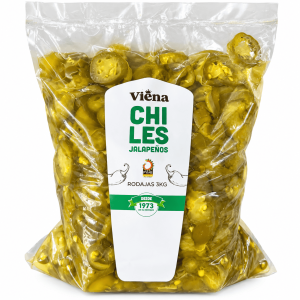 Jalapeño en Rodajas Viena 3 kg