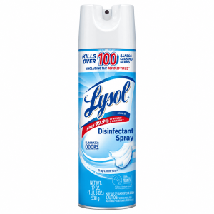 Lysol Aerosol Desinfectante para Superficies Crisp Linen 538 g