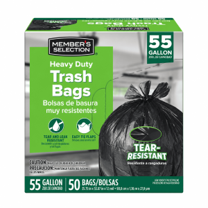 Member's Selection Bolsas para Basura 208 L 55 gal 50 unidades