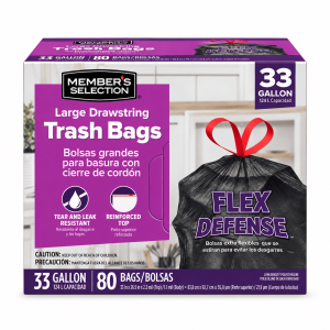 Member's Selection Bolsas para Basura con Cordón 124,92 L 33 gal