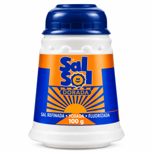 Sal Sol Dorada Refinada en Salero 100 g